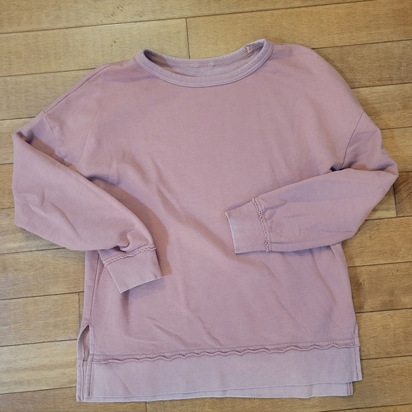 Buffalo David Bitton Dusty Pink Crewneck Sweatshirt XS FP-Inspired - Picture 2 of 4